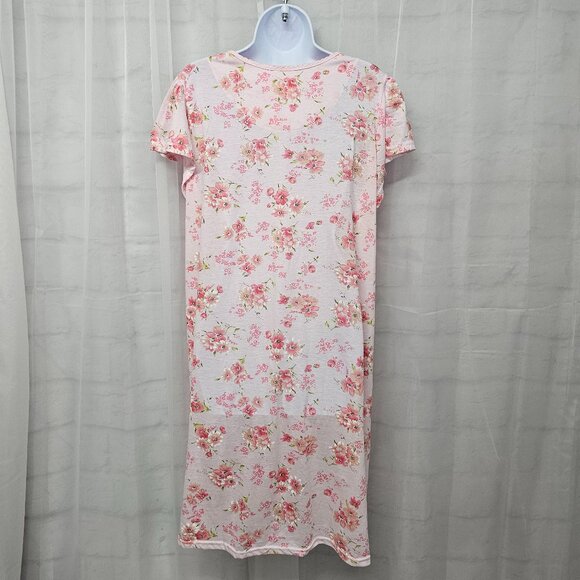 Pink Label Pink Floral Nightgown Cottage Comfy Summer 2X - Picture 7 of 11